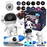 Lampy stojące - Projektor Planetarium  Lampka Nocna LED Planety Gwiazd Rzutnik Niebo 13x film/STARLIT - miniaturka - grafika 1