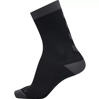 Skarpetki damskie - Hummel Unisex Element Indoor Sport Sock 2 skarpety czarny Schwarz/Asphalt 31W x 34L 204045-1006 - grafika 1