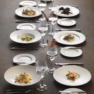Steelite TALERZ Z DUŻYM RANTEM WILLOW 28,5 cm GOURMET PORCELANA - Talerze - miniaturka - grafika 4