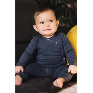 Śpiworki dla dzieci - Niebieskie body niemowlęce z delikatnej bawełny doctor nap -62-68 - miniaturka - grafika 1