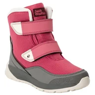 Buty dla chłopców - Dziecięce buty zimowe Jack Wolfskin Polar Bear Texapore High Vc K Rozmiar butów (UE): 38 / Kolor: różowy - miniaturka - grafika 1