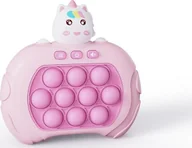 Zabawki zręcznościowe - OEM Gra zręcznościowa Jednorożec Pop It PINK / RÓZOWY - miniaturka - grafika 1