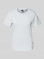Koszulki i topy damskie - T-shirt z wyhaftowanym logo - miniaturka - grafika 1