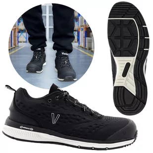 BUTY ROBOCZE Z NOSKIEM S1 CZARNO-SREBRNE R 47 VISMO - Obuwie robocze BUTY ROBOCZE Z NOSKIEM S1 CZARNO-SREBRNE R 47 VISMO - Obuwie robocze - miniaturka - grafika 1