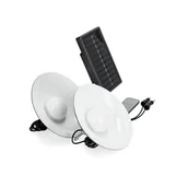 Lampy ogrodowe - Lampa solarna CAIRO 2x0,5W oświetlenie zewnętrzne barwa zimna DWA KLOSZE - miniaturka - grafika 1