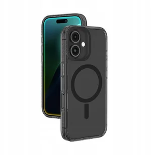 Etui silikonowe AMAZINGTHING Titan Pro Mag Case z pierścieniem magnetycznym do iPhone 16 - czarne - Etui i futerały do telefonów - miniaturka - grafika 1