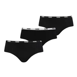 Bielizna damska Puma Hipster 3pak czarna - Bielizna sportowa damska - miniaturka - grafika 1