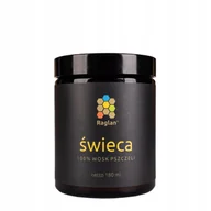 Świece - Świeca 100% Polski Wosk Pszczeli Raglan 180ml - miniaturka - grafika 1