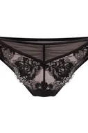Majtki damskie - Hunkemöller Brazyliany Cynthia z wysokim wycięciem Czarny - miniaturka - grafika 1
