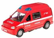 Samochody i pojazdy dla dzieci - Hipo HKG Straż Pożarna Van św.dźw p12 - miniaturka - grafika 1