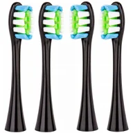 Końcówki do szczoteczek elektrycznych - 4x końcówki CZARNE do szczoteczki sonicznej Oclean SE / X / X PRO / X PRO Elite / X PRO Digital / X10 / One / Air / Z / F1 / FLOW / Endurance - Rept.. - miniaturka - grafika 1