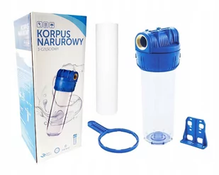 Filtr wstępny do wodociągów domowych - zestaw 3-częściowy 3/4" - Wkłady filtrujące - miniaturka - grafika 1