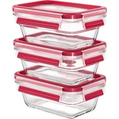 Pojemniki kuchenne - Zestaw pojemników na żywność TEFAL MasterSeal N1051110 (3 szt.) - miniaturka - grafika 1