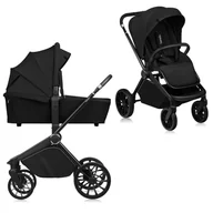 Wózki dziecięce - Lionelo Mika Plus wózek wielofunkcyjny 2w1 Black Onyx - miniaturka - grafika 1