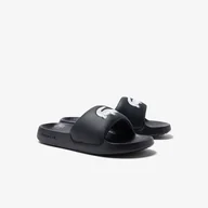 Klapki i japonki męskie - Męskie Klapki LACOSTE SHOES 45CMA0002.312 – Czarny - miniaturka - grafika 1