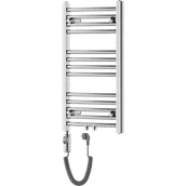 Grzejniki łazienkowe - Mexen Ares grzejnik elektryczny 700 x 400 mm, 300 W, chrom - W102-0700-400-2300-01 - miniaturka - grafika 1