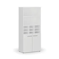Regały biurowe - Regał sortujący PRIMO WHITE, 1781 x 800 x 420 mm, 9 przegród, biały - miniaturka - grafika 1