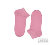 Skarpetki męskie - Brudnoróżowe stopki z bawełny organicznej - miniaturka - grafika 1