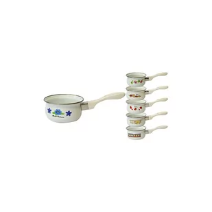 RONDEL EMALIOWANY PROSTY DEKOR B/P 16CM 1,4L  kod: 011-RON-IM/C/16B1 - Rondle - miniaturka - grafika 1