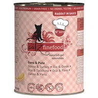 Mokra karma dla kotów - catz finefood Ragout, 6 x 380 g - Nr. 603: Gęś z indykiem - miniaturka - grafika 1