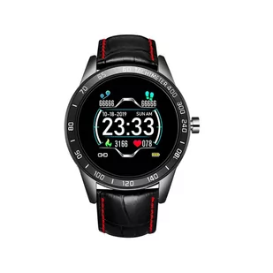 Roneberg Rlm Czarno-czerwony - Smartwatch - miniaturka - grafika 1