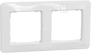 Ramka 2-krotna, biały SEDNA DESIGN - Klawisze i ramki - miniaturka - grafika 1