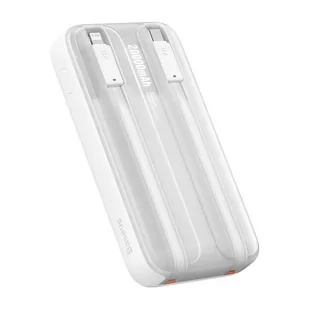 Powerbank Baseus Comet 20000mAh, USB do USB-C, 22.5W (biały) - Powerbanki - miniaturka - grafika 4