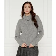 Swetry damskie - Samsøe Samsøe Wełniany golf SAANOUR Regular Fit - miniaturka - grafika 1