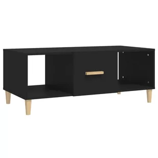 Lumarko Stolik kawowy, czarny, 102x50x40 cm, materiał drewnopochodny - Ławy i stoliki kawowe - miniaturka - grafika 3