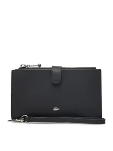 Lacoste Duży Portfel Damski NF4987DZ Czarny - Portfele - miniaturka - grafika 1