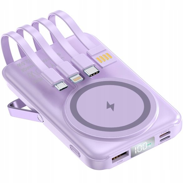 MagSafe Powerbank Magnetyczny Bezprzewodowy 10000mAh 22.5W Mocny i Szybki