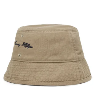 Kapelusz Tommy Hilfiger Seasonal Flag Bucket AM0AM13384 Beżowy - Czapki męskie - miniaturka - grafika 1