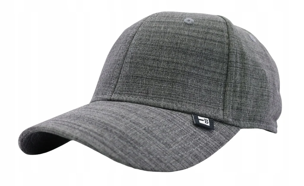 Czapka z daszkiem męska młodzieżowa Block Headwear 54-59cm Logo Lato Szara