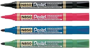 Pentel Marker NIEBIESKI okrągły permanentny N850 - Markery permanentne - miniaturka - grafika 3