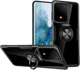 Samsung Braders Pancerne Etui plus Ring do Galaxy S20 Ultra czarny 8819200004587 - Etui i futerały do telefonów - miniaturka - grafika 1