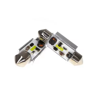 C5W Żarówka Led Sv8.5 10-18V Canbus 36Mm Mocna Biała 320Lm Motoledy - Żarówki samochodowe - miniaturka - grafika 1