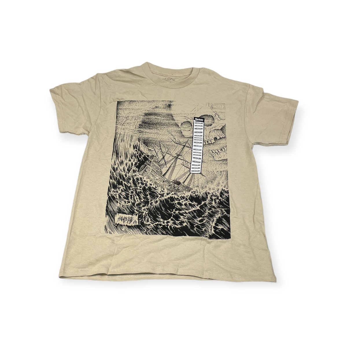 Koszulka T-shirt męski okrągły dekolt SPENCER'S nadruk S