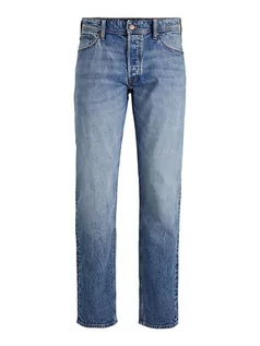 Spodnie męskie - Jack & Jones Dżinsy - Regular fit - w kolorze niebieskim - grafika 1