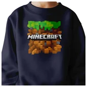 Bluzy dla dziewczynek - BLUZA DZIECIĘCA MINECRAFT 104 DLA DZIEWCZYNKI CHŁOPCA JAKOŚĆ - miniaturka - grafika 1