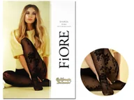 Rajstopy - Wzorzyste W Kwiaty Rajstopy Damskie 30 Den Black 3 - miniaturka - grafika 1