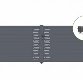 Bramy garażowe - Elektryczna CASANOOV BRAMA skrzydłowa ARLBERG 400B160 + napęd BUNKER B500 - miniaturka - grafika 1