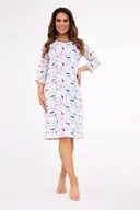 Bielizna nocna - CORNETTE KOSZULA DAMSKA DR 464/457 HANNAH 2 XXL RÓŻ - miniaturka - grafika 1