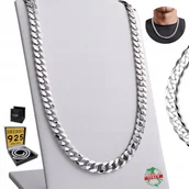 Naszyjniki męskie - Łańcuszek Srebrny Męski Pancerka SREBRO 925 DIAMENTOWANY Włoski 5mm PEŁNY - inna (Inny) - miniaturka - grafika 1