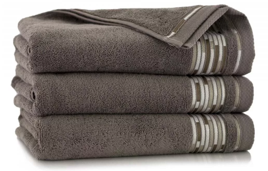 Ręcznik Zwoltex Grafik Taupe 30x50 bawełna egipska