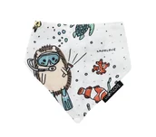 Śliniaki i fartuszki - Lullalove : Apaszk/-śliniaczek z muślinu jeże zawody - miniaturka - grafika 1