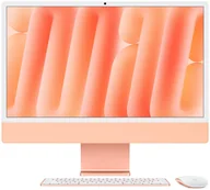 Zestawy komputerowe - Apple iMac - M4 10/10 24'' 16GB 256GB Pomarańczowy Z1EV000MF - miniaturka - grafika 1