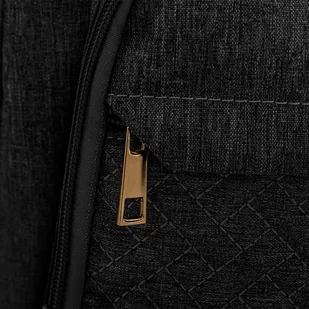 Feelo Mom Backpack Black plecak dla mamy z matą do przewijania do wózka czarny - Torby i organizery dla mam - miniaturka - grafika 9