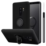 Etui i futerały do telefonów - Pokrowiec Do Samsung Galaxy S9 PLUS w LIQUID CZARNY Etui TPU Obudowa Ochronny Case Cover Plecki Cadorabo - miniaturka - grafika 1