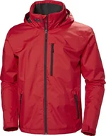 Kurtki męskie - Kurtka męska Helly Hansen Crew Hooded czerwona r. L - miniaturka - grafika 1