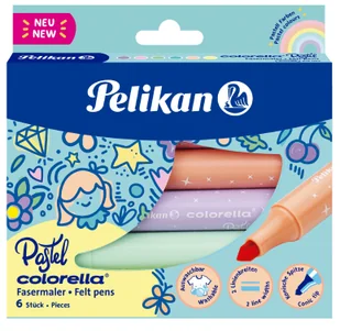 Pelikan Flamastry Colorella Pastel - Przybory szkolne - miniaturka - grafika 2